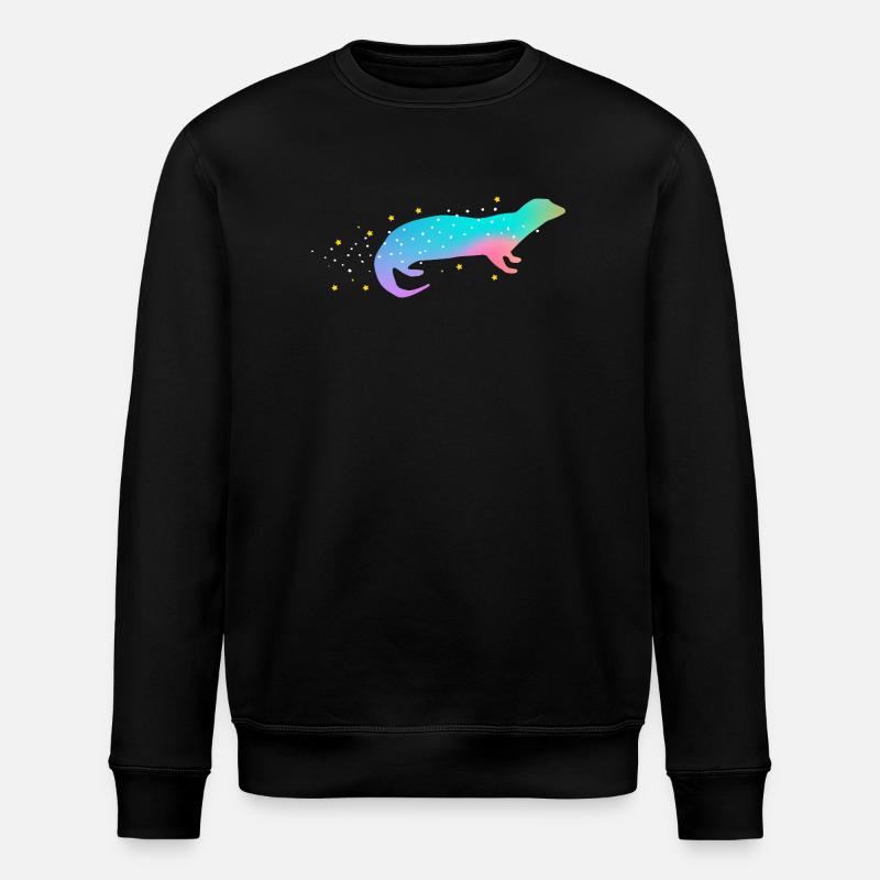 Dégradé de loutre de mer - Sweat bio ROLLER Stanley/Stella Unisexe - noir