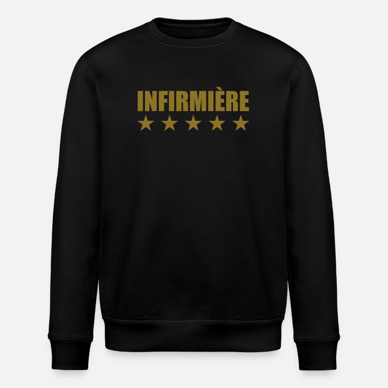 Infirmière - Sweat bio ROLLER Stanley/Stella Unisexe - noir