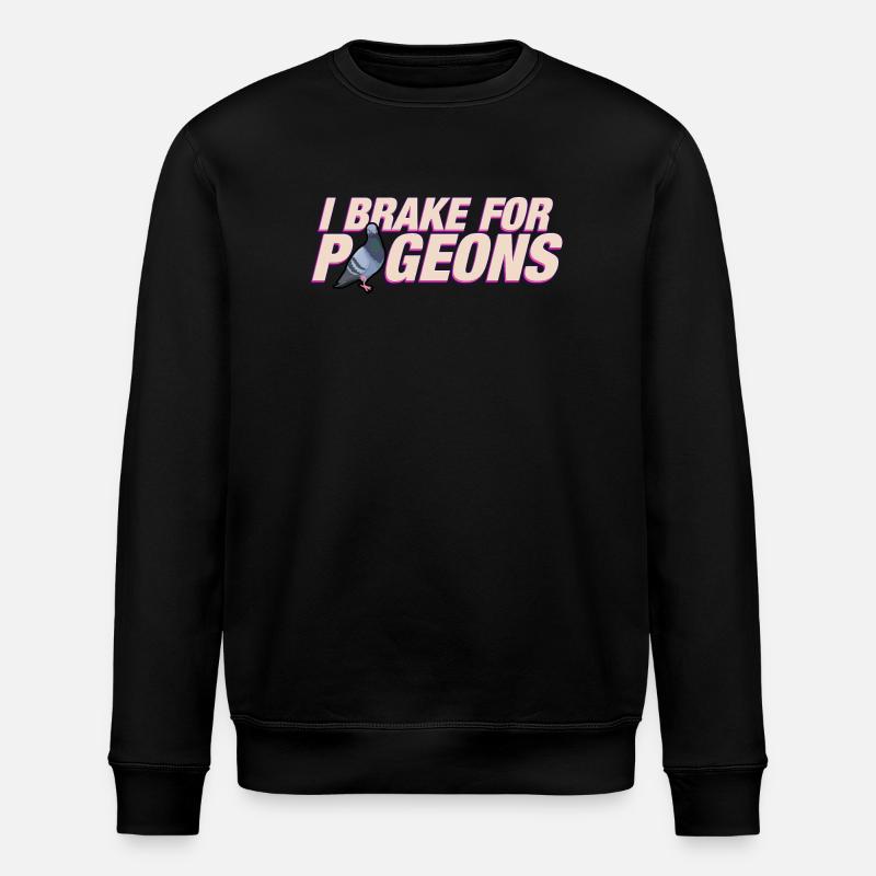 Jeg bremser for duer - Stanley/Stella økologisk unisex-sweatshirt ROLLER - sort