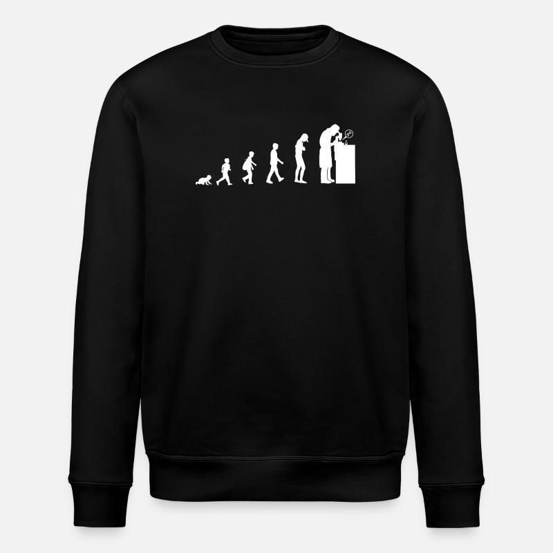 biologist-01 - Stanley/Stella ROLLER Unisex Organic Sweatshirt - black