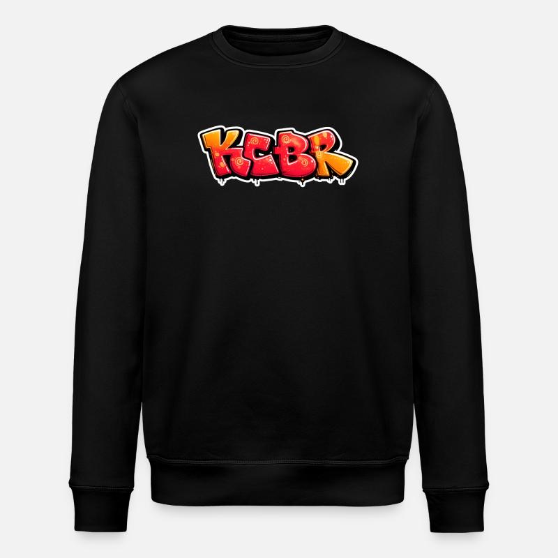 KCBR Graffiti Burst Design - Stanley/Stella Unisex Bio-Sweatshirt ROLLER - Schwarz