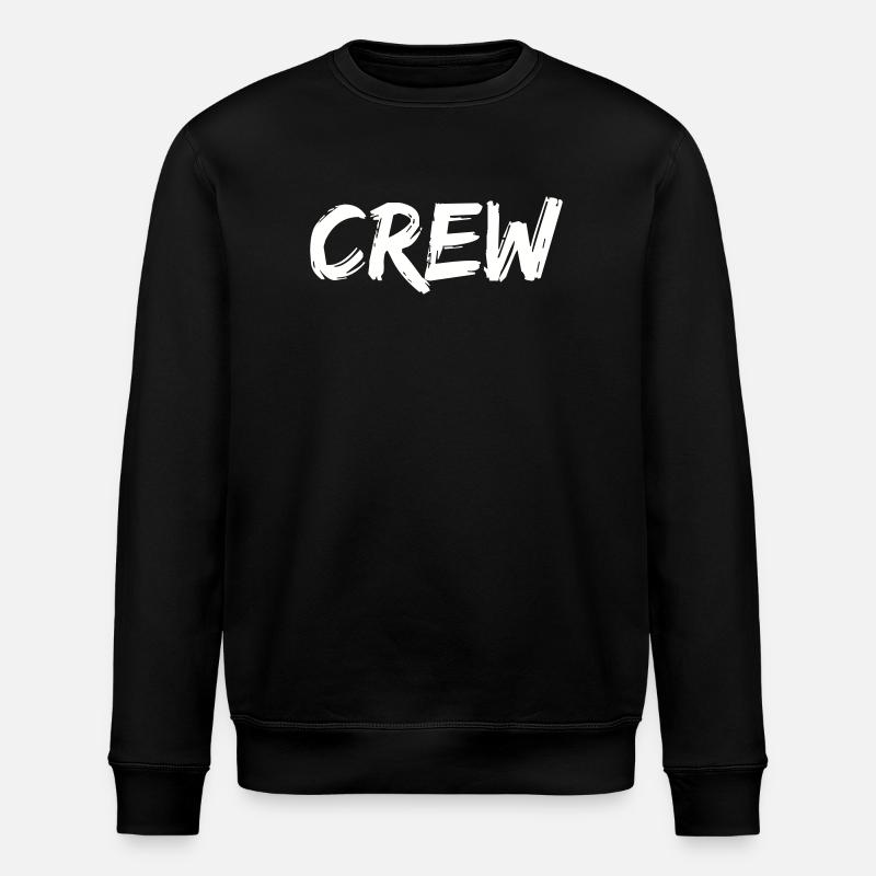 crew - Stanley/Stella ROLLER Unisex Organic Sweatshirt - black
