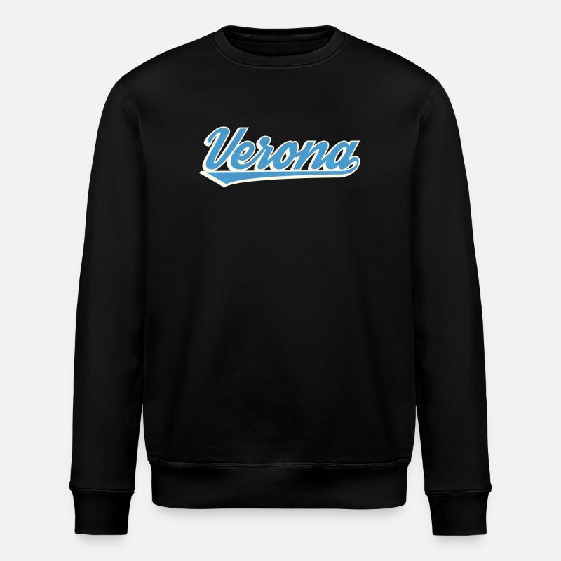 Logo Vérone Blue Script - Sweat bio ROLLER Stanley/Stella Unisexe - noir