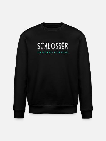 Schlosser Handwerker Design - Stanley/Stella Unisex Bio-Sweatshirt ROLLER - Schwarz