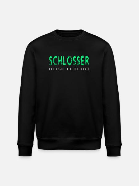 Schlosser Handwerker Design - Stanley/Stella Unisex Bio-Sweatshirt ROLLER - Schwarz