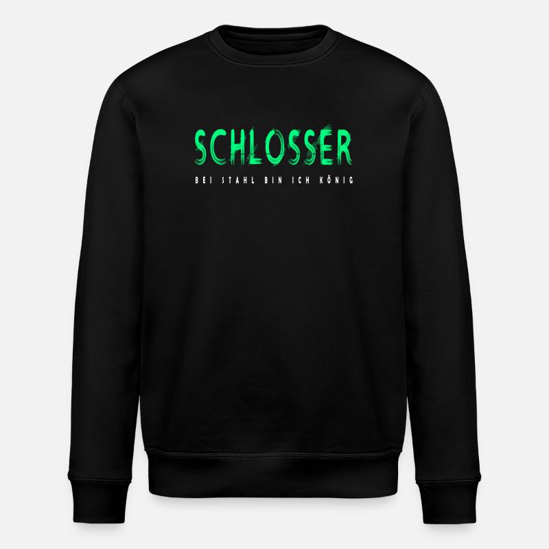 Schlosser Handwerker Design - Stanley/Stella Unisex Bio-Sweatshirt ROLLER - Schwarz