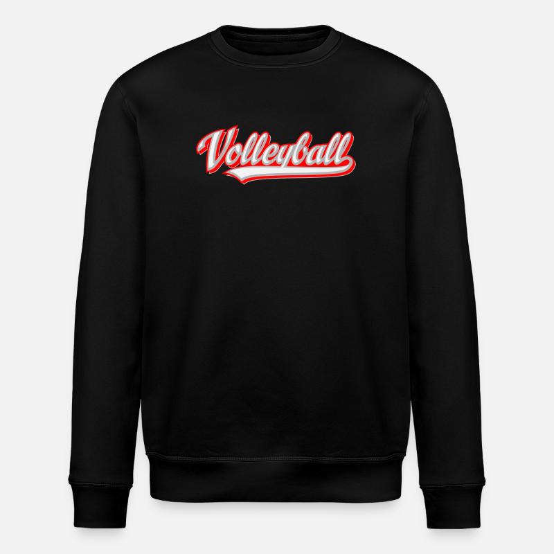 Volleyball - Stanley/Stella ROLLER Unisex Organic Sweatshirt - black