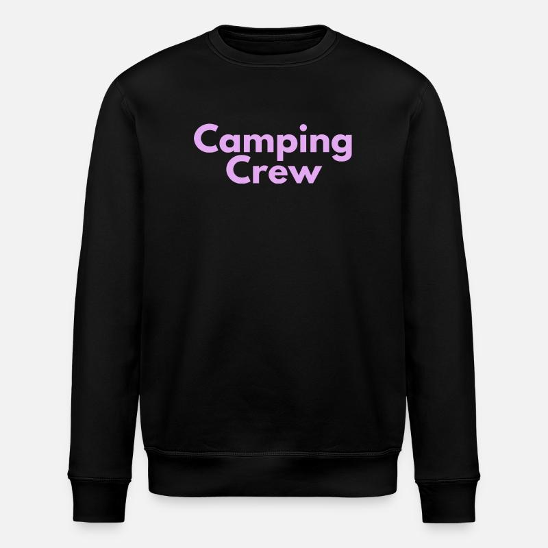 Camping Crew - Stanley/Stella ROLLER Unisex Organic Sweatshirt - black