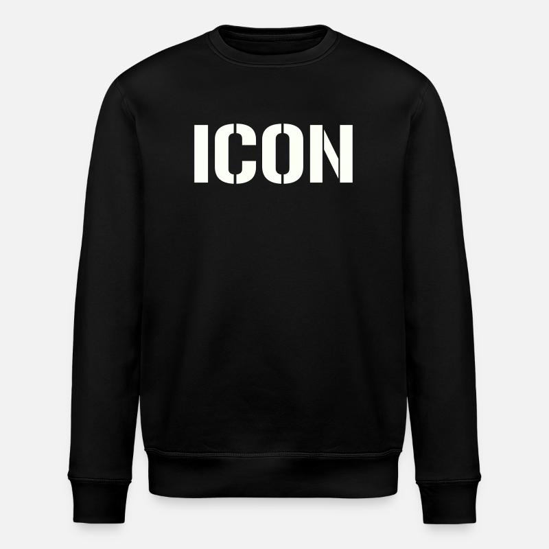 Icon - Stanley/Stella Unisex Bio-Sweatshirt ROLLER - Schwarz