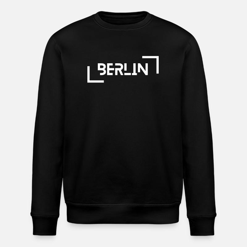 Berlin - Stanley/Stella ROLLER Unisex Organic Sweatshirt - black