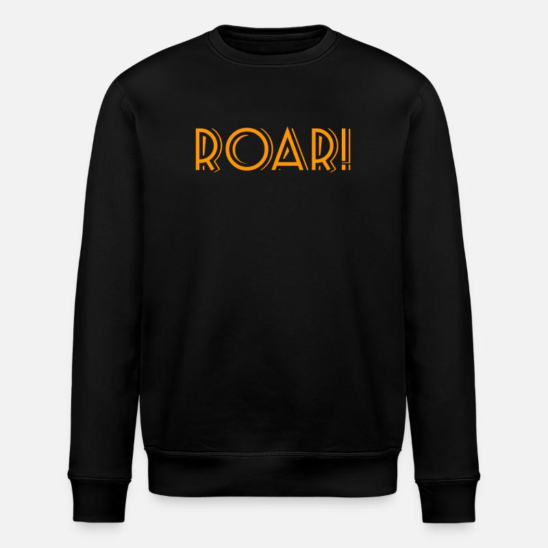 ROAR ! - Stanley/Stella Unisex Bio-Sweatshirt ROLLER - Schwarz