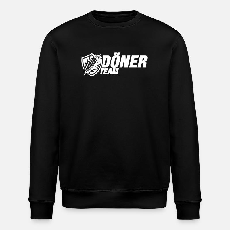 Döner Team - Stanley/Stella Unisex Bio-Sweatshirt ROLLER - Schwarz