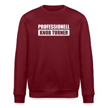 Knob Turner Sound Engineer Sound Engineer - Stanley/Stella ROLLER Unisex Organic Sweatshirt - burgundy - Front - Nik (191cm)