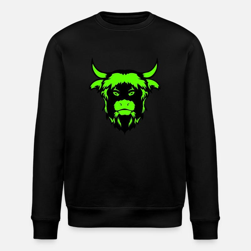taureau de buffle - Sweat bio ROLLER Stanley/Stella Unisexe - noir