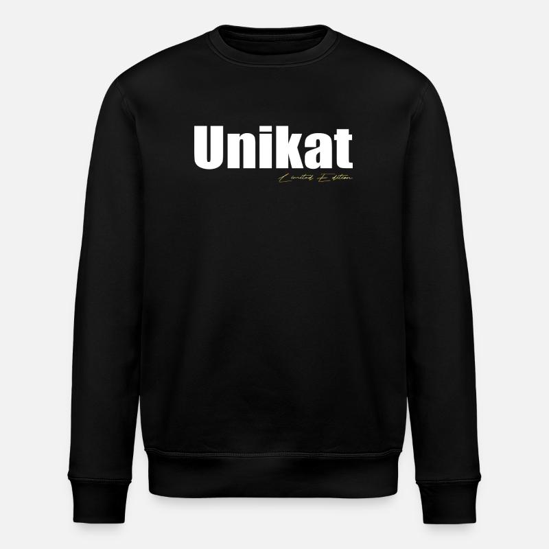Unikat - Stanley/Stella Unisex Bio-Sweatshirt ROLLER - Schwarz