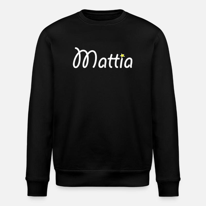 Mattia - Stanley/Stella Unisex Bio-Sweatshirt ROLLER - Schwarz