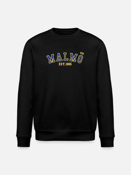 Malmö Est. 1965 - Stanley/Stella ROLLER Unisex Organic Sweatshirt - black
