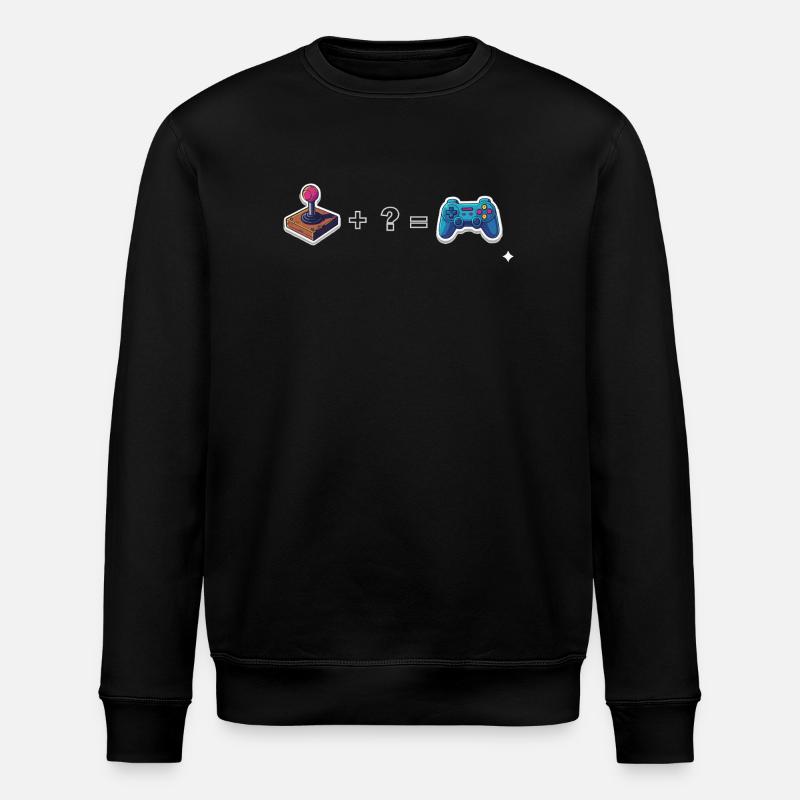 Joystick rétro rencontre manette - Sweat bio ROLLER Stanley/Stella Unisexe - noir