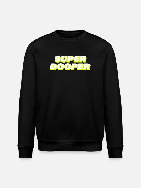 SUPER DOOPER - Sweat bio ROLLER Stanley/Stella Unisexe - noir
