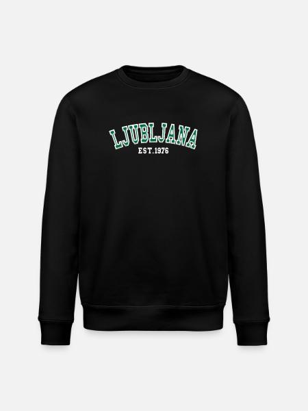 Ljubljana Est. 1976 - Stanley/Stella ROLLER Unisex Organic Sweatshirt - black