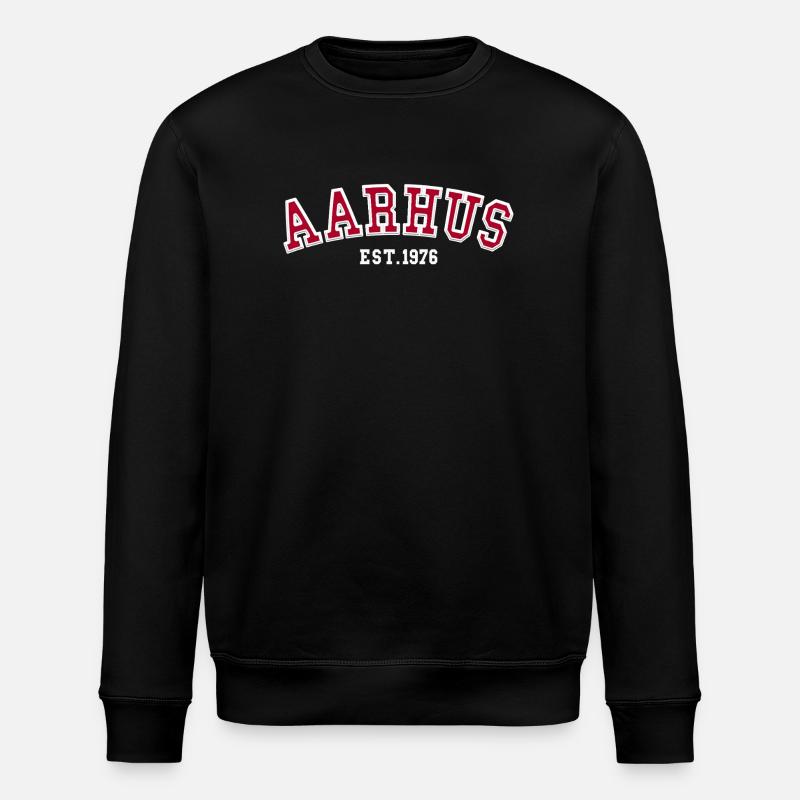 Aarhus gegründet 1976 - Stanley/Stella Unisex Bio-Sweatshirt ROLLER - Schwarz