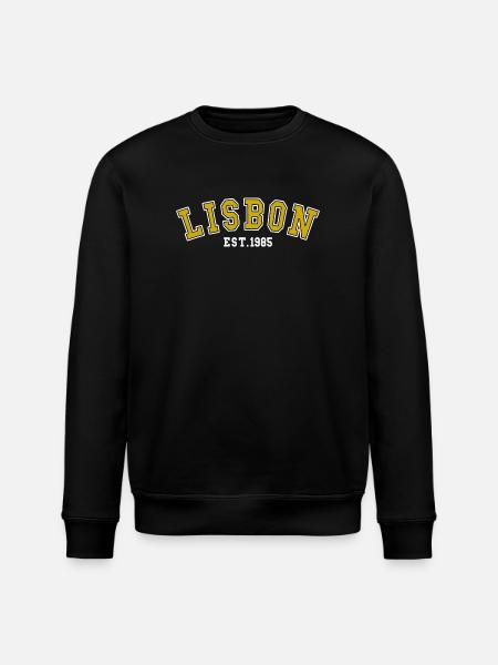 Lisbon Est. 1985 - Stanley/Stella ROLLER Unisex Organic Sweatshirt - black