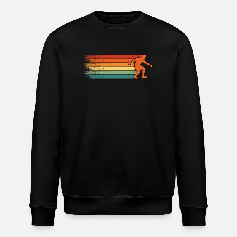 Boule retro Petanque Boule Boule player - Stanley/Stella ROLLER Unisex Organic Sweatshirt - black