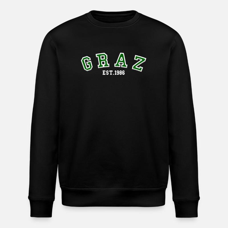 Graz fondée en 1986 - Sweat bio ROLLER Stanley/Stella Unisexe - noir