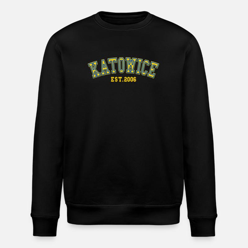 Katowice gegründet 2006 - Stanley/Stella Unisex Bio-Sweatshirt ROLLER - Schwarz