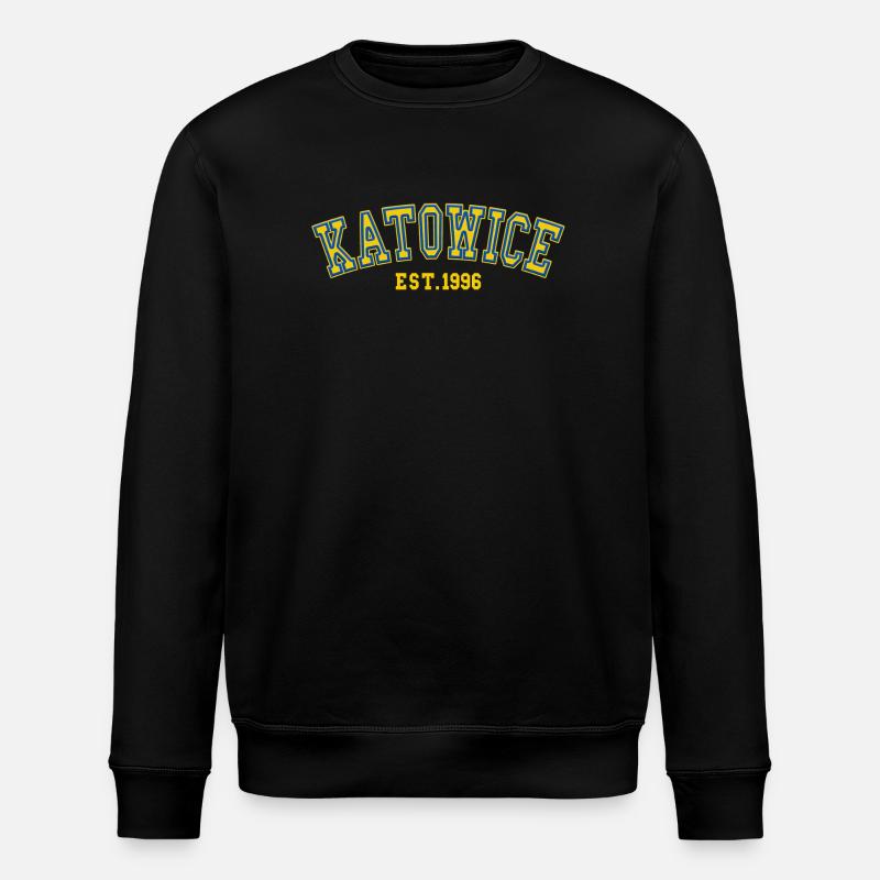 Kattowitz gegründet 1996 - Stanley/Stella Unisex Bio-Sweatshirt ROLLER - Schwarz