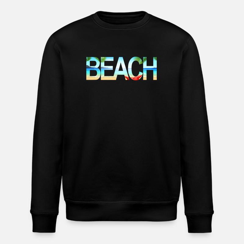 Beach - Stanley/Stella Unisex Bio-Sweatshirt ROLLER - Schwarz