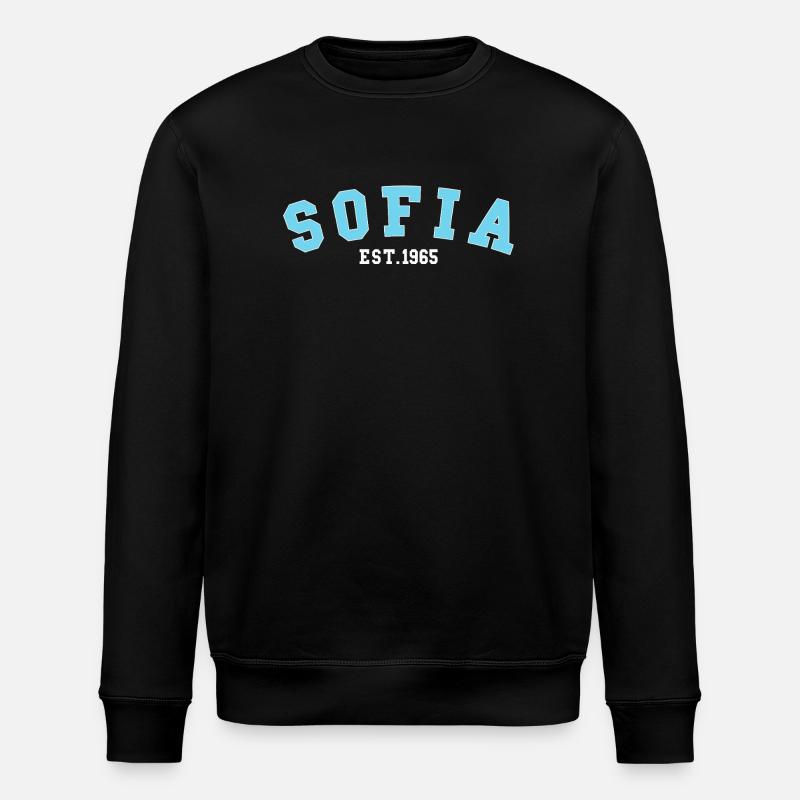 Sofia_Est_1965 - Stanley/Stella Unisex Bio-Sweatshirt ROLLER - Schwarz