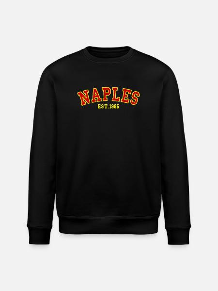 Neapel Est.1985 - Stanley/Stella Unisex Bio-Sweatshirt ROLLER - Schwarz