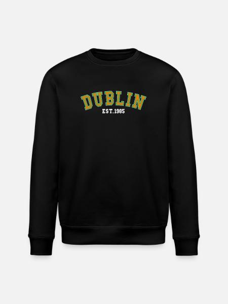 Cité de Dublin 1985 - Sweat bio ROLLER Stanley/Stella Unisexe - noir