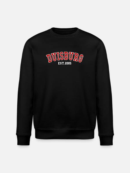 Duisburg Est. 2005 - Stanley/Stella ROLLER Unisex Organic Sweatshirt - black