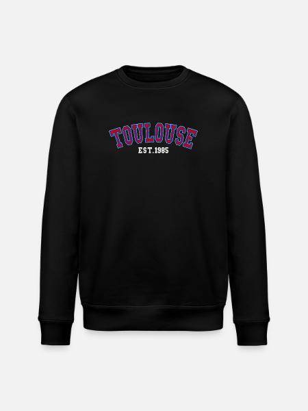 Toulouse Est. 1985 - Sweat bio ROLLER Stanley/Stella Unisexe - noir