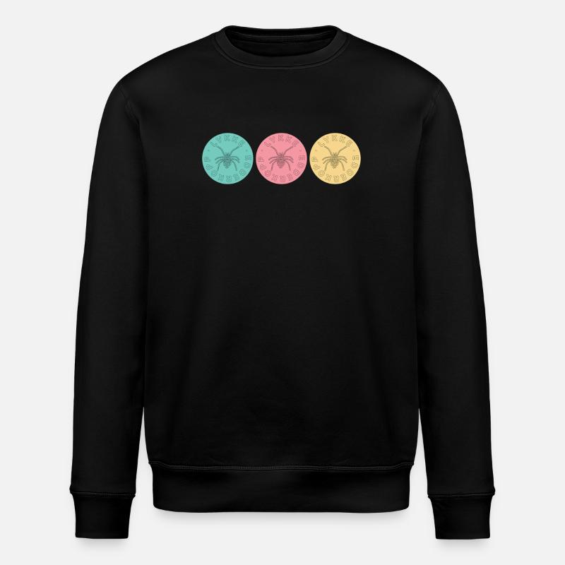 Drei herzliche Wünsche - Stanley/Stella Unisex Bio-Sweatshirt ROLLER - Schwarz