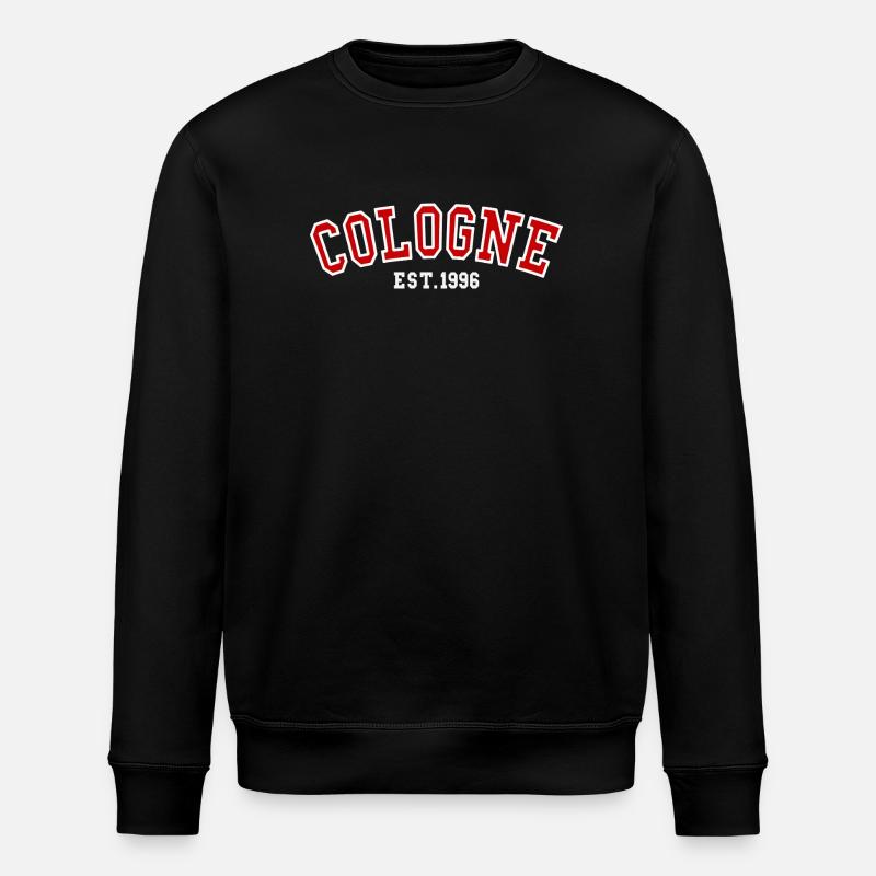 Köln gegründet 1996 - Stanley/Stella Unisex Bio-Sweatshirt ROLLER - Schwarz