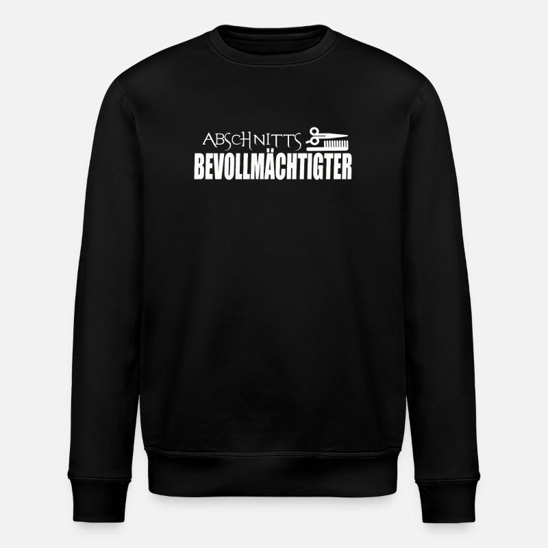 ABSCHNITTSBEVOLLMÄCHTIGTER - Stanley/Stella Unisex Bio-Sweatshirt ROLLER - Schwarz