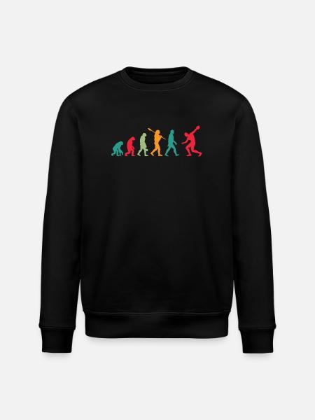 Diskuswerfen Diskuswerfer Evolution Diskus - Stanley/Stella Unisex Bio-Sweatshirt ROLLER - Schwarz