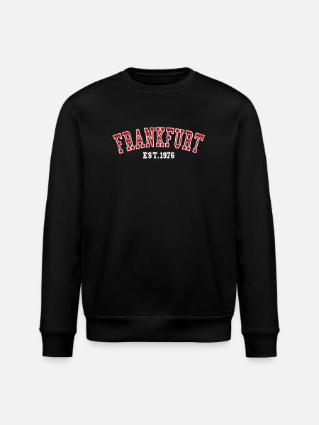 Frankfurt Est. 1976 - Stanley/Stella ROLLER Unisex Organic Sweatshirt - black