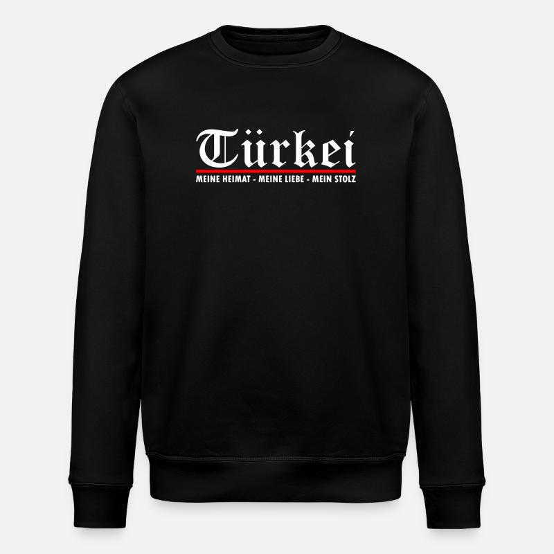 Turquie - Sweat bio ROLLER Stanley/Stella Unisexe - noir