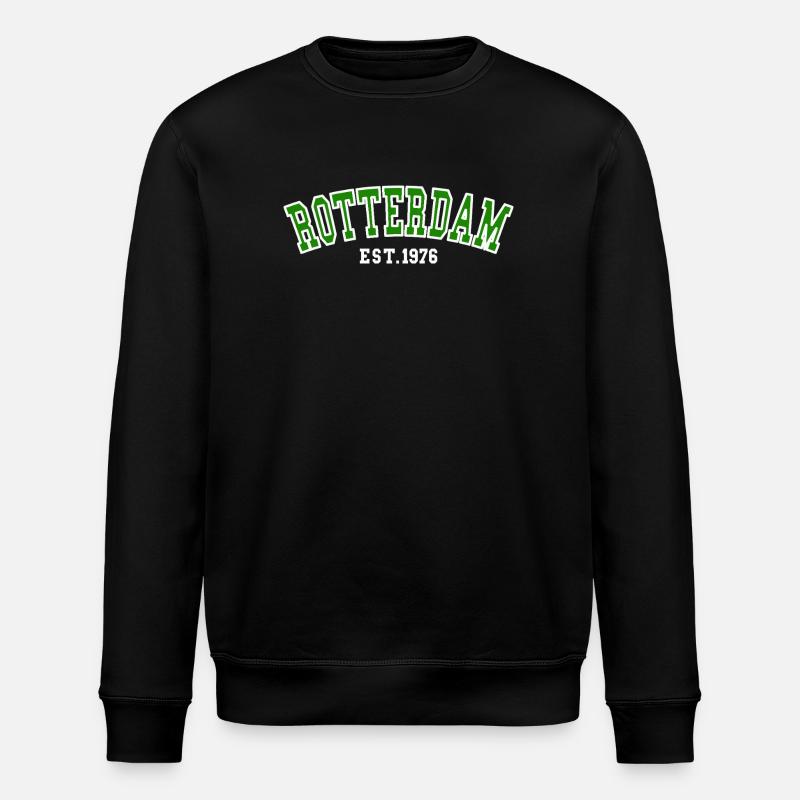 Rotterdam Est. 1976 - Stanley/Stella ROLLER Unisex Organic Sweatshirt - black