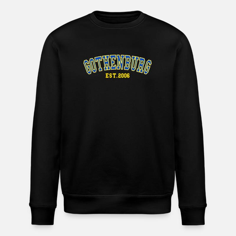 Gothenburg Est. 2006 - Stanley/Stella ROLLER Unisex Organic Sweatshirt - black