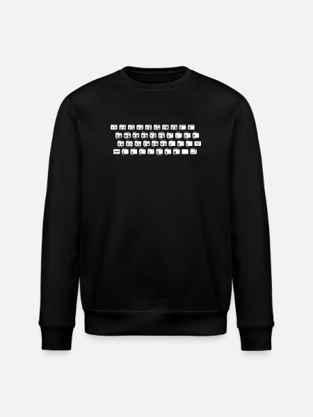 Keyboard ZX 81 Tastatur - Stanley/Stella ROLLER Unisex Organic Sweatshirt - black