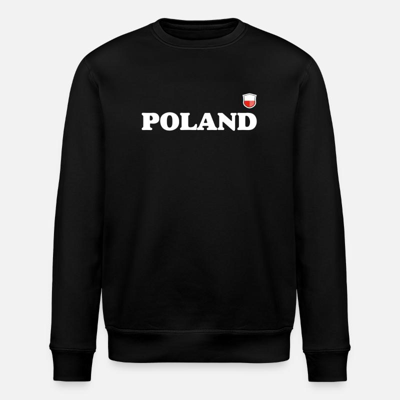 Polen - Stanley/Stella Unisex Bio-Sweatshirt ROLLER - Schwarz