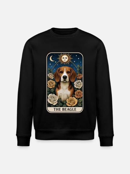Beagle - Stanley/Stella Unisex Bio-Sweatshirt ROLLER - Schwarz