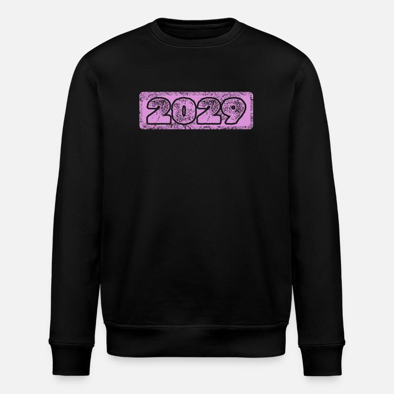 Year 2029 - Stanley/Stella ROLLER Unisex Organic Sweatshirt - black