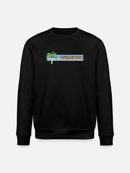 Gift for Guatemala - Stanley/Stella ROLLER Unisex Organic Sweatshirt - black