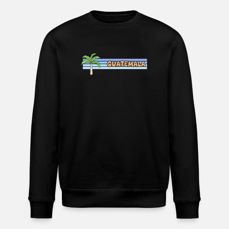 Gift for Guatemala - Stanley/Stella ROLLER Unisex Organic Sweatshirt - black